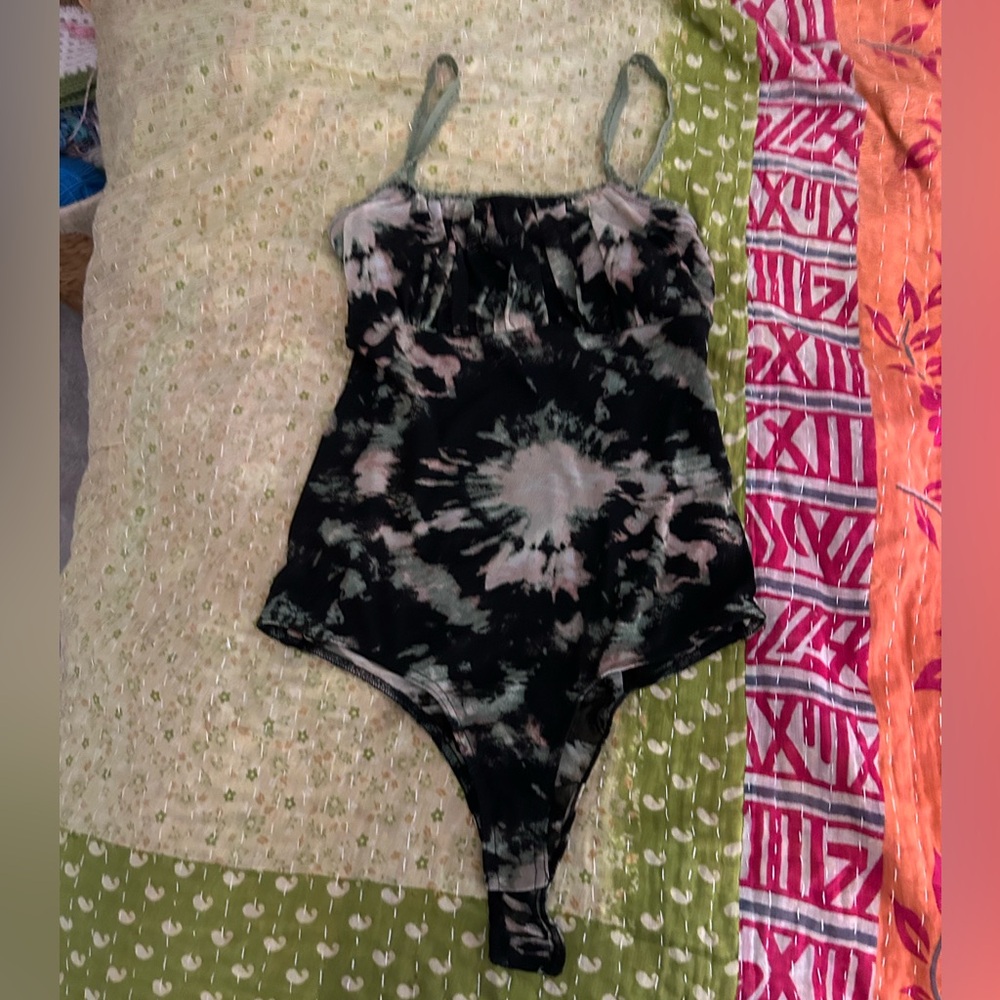 tye dye bodysuit